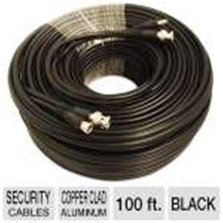 SEQCAM SEQ210059 100-Ft. Rg-59 Professional-Quality Cctv Cable Is Ideal For Surveillance Systems D219-1464